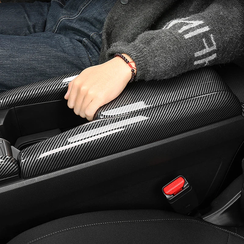 For HONDA 2016-2021 10Th CIVIC SEDAN HATCHBACK TYPE-R Central Armrest Box Protective Cover, Decorative Cover, Interior Supplies