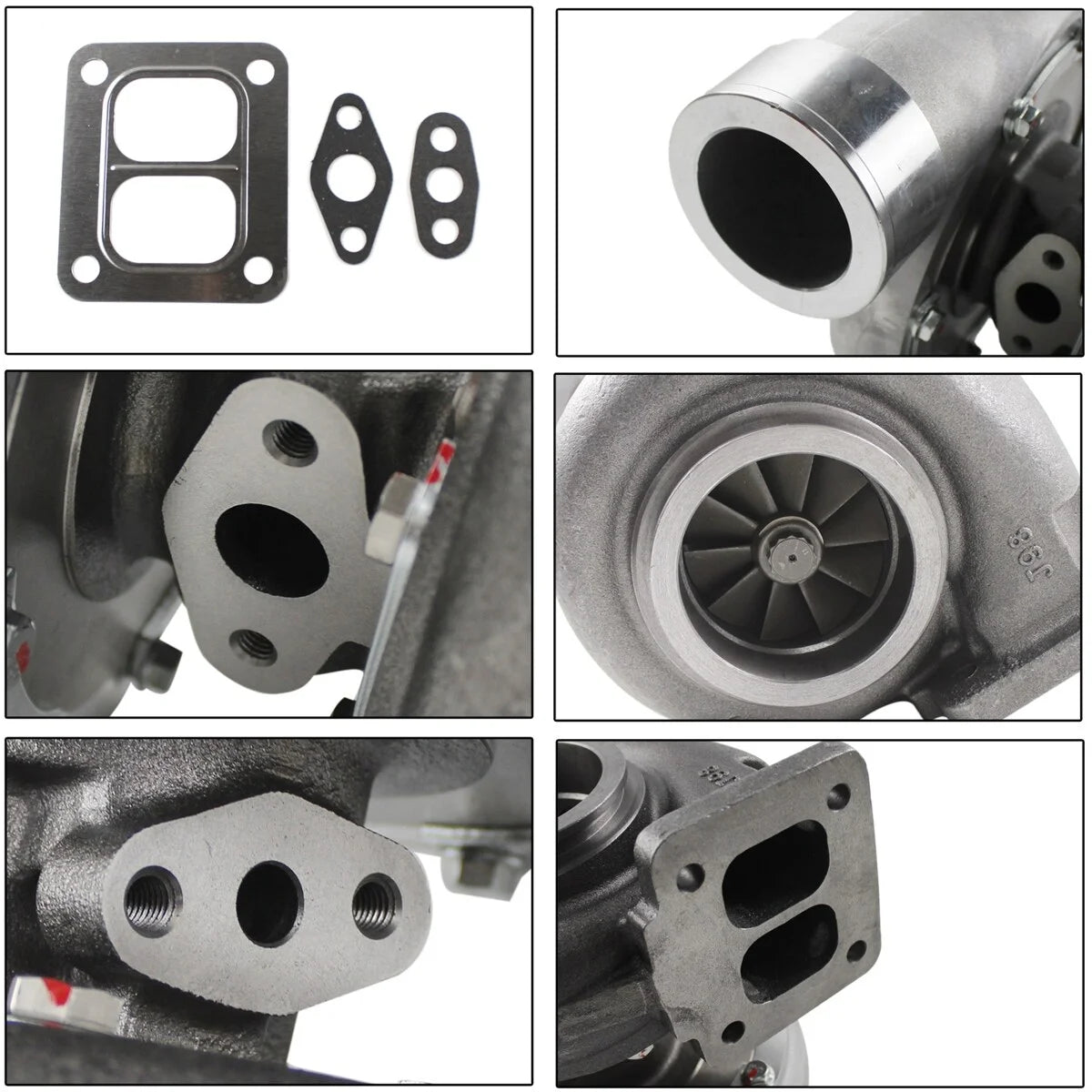 GT45 T4 V-Band 1.05 A/R 98Mm Huge 600-800Hps Boost Upgrade Racing Turbo Charger
