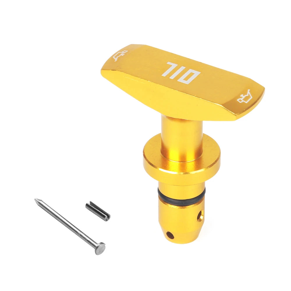 Billet Aluminum Car Oil Dipstick Pull Handle Automobile Replacement Engine Oil Handle for Ford Mustang GT V8