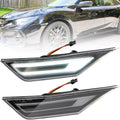 LED Civic Side Marker Lights Replacement for 2016-2022 H.Onda Civic Sedan Coupe Hatchback Amber LED DRL Parking Position Lamp Sidelights Driving Marker Signal Indicator Lights OEM H02551127N