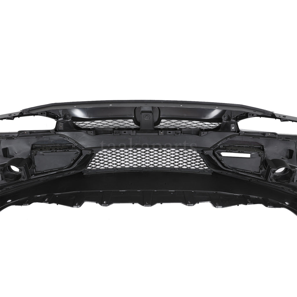 Type R Style Front Bumper Cover W/Grille W/Lip for 16-21 Honda Civic Sedan Coupe