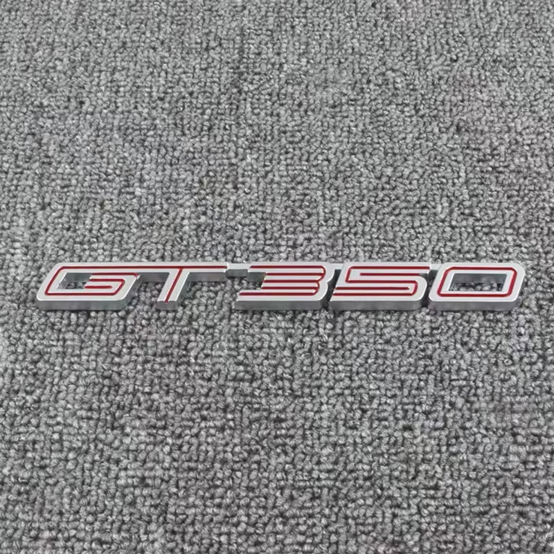 3D Metal Car Sticker GT Trunk Fender Logo Decals for Ford Mustang Shelby GT GT350 GT500 Badge Emblems Parts Accessories