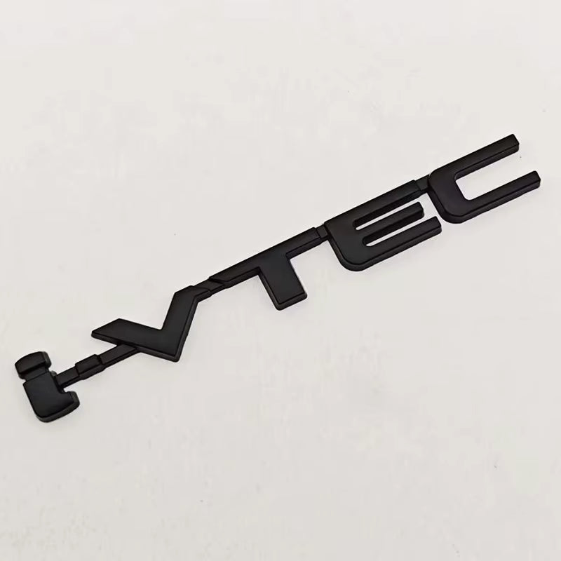 Car Accessories Styling Logo I-Vtec Badge Metal Fender Side Emblem Decals for Honda Civic Si Type R Accord CRV Acura TSX RSX Fit