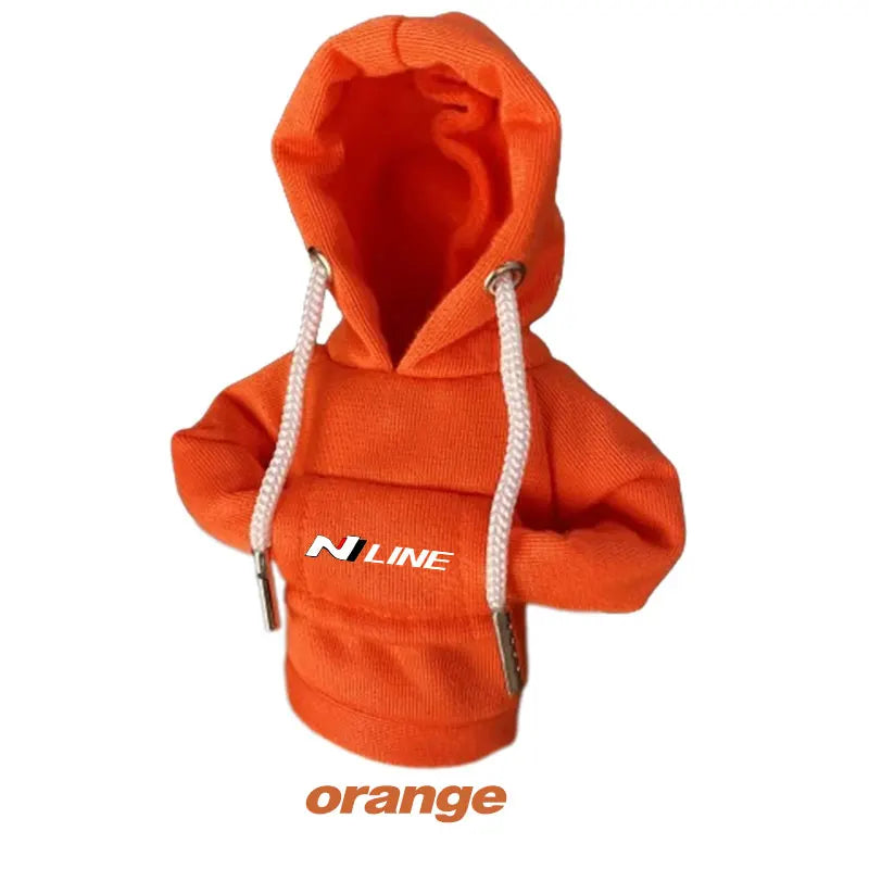 Hoodie Car Gear Shift Knob Cover Manual Handle Change Lever Cover for Hyundai N Line Nline Tucson Kona Sonata Veloster I30 I20
