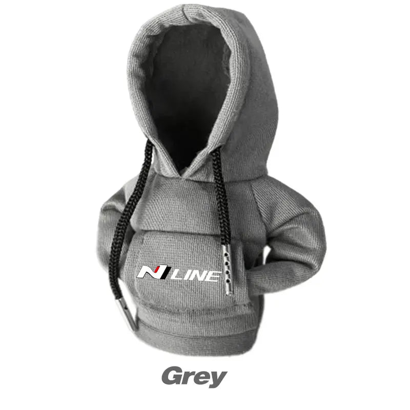 Hoodie Car Gear Shift Knob Cover Manual Handle Change Lever Cover for Hyundai N Line Nline Tucson Kona Sonata Veloster I30 I20