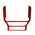 For Ford Mustang GT 2015-2021 Carbon Fiber Interior Car GPS Navigation Trim Frame Multi-Media Console Decoration Sticker Decal