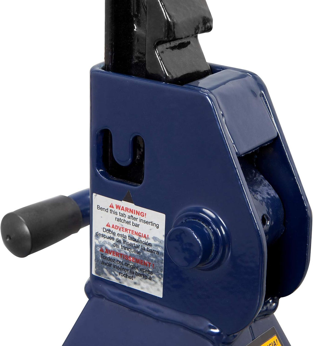AT82001UR  Hydraulic Trolley Service/Floor Jack Combo with 2 Jack Stands, 2 Ton (4,000 Lb), Blue