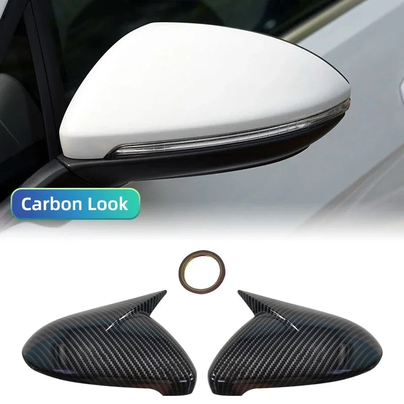 For VW Golf 7 MK7 MK7.5 GTI R GTE GTD 2014-2019 Rearview Mirror Cover Side Mirror Caps Car Accessories