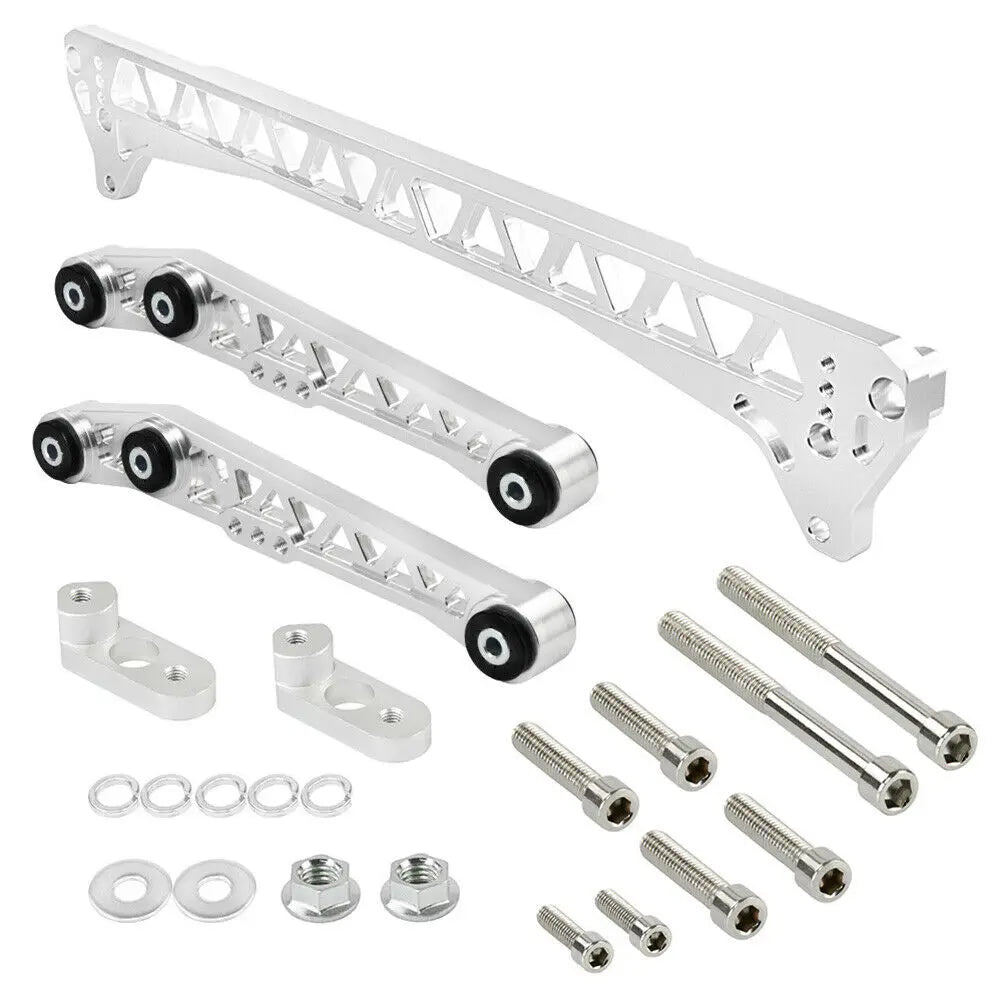 ​Hot Sale Chassis Parts Billet Rear Lower Control Arms + Subframe Brace for Honda Civic EG 92-95 or 1994-2001 Acura Integra