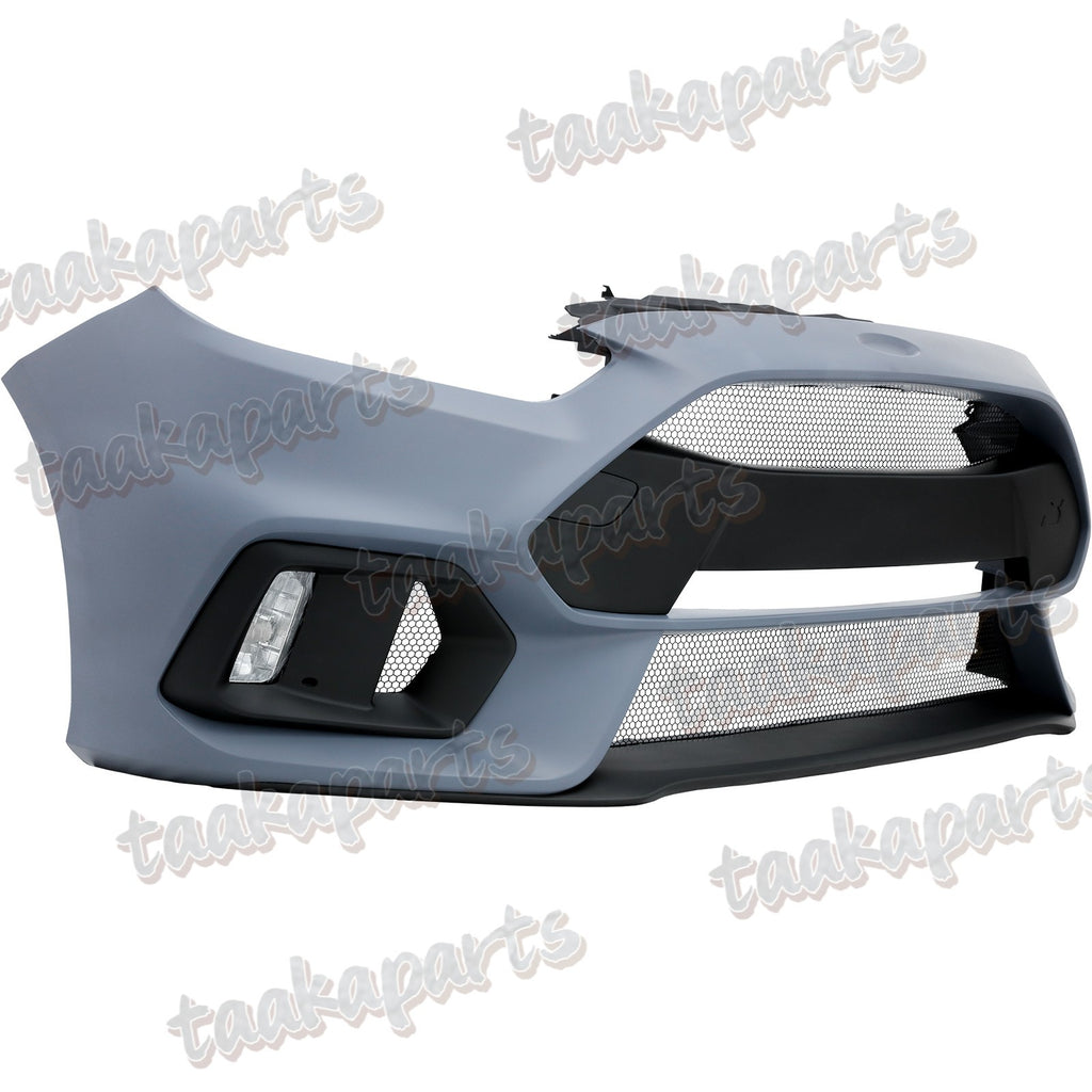 Front Bumper Cover Kit W/ Fog Light Upper Grill for 2015 2016 2017 Ford Focus RS