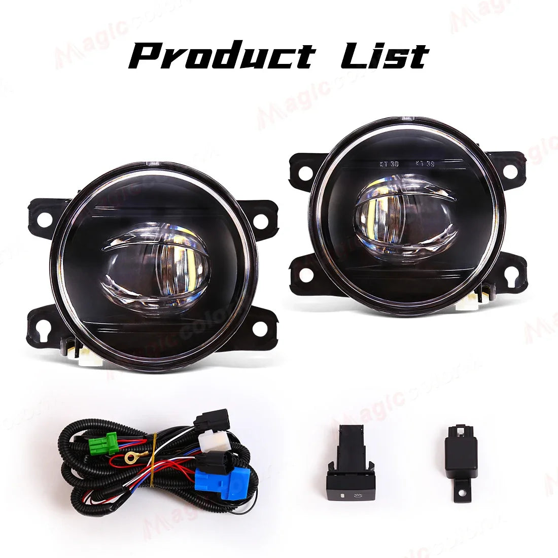 For Honda Civic Hatchback Type R Fit Jazz CRV CR-V Accord City Insight LED Fog Lamps 2017 2018 2019 2020 2021 2022 2023 2024 12V