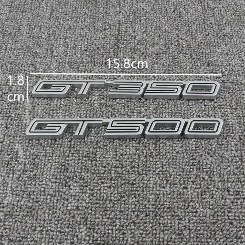 3D Metal Car Sticker GT Trunk Fender Logo Decals for Ford Mustang Shelby GT GT350 GT500 Badge Emblems Parts Accessories