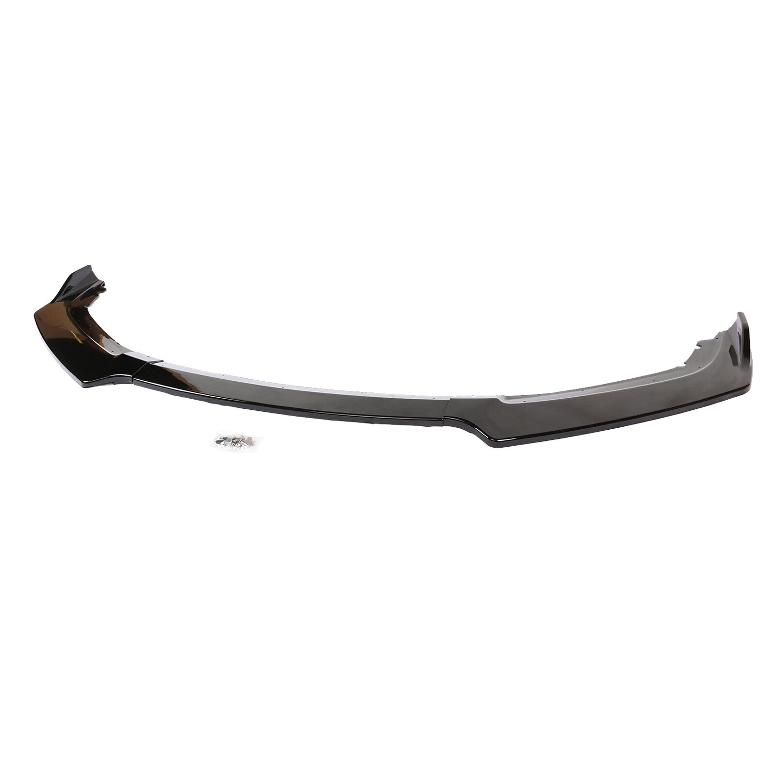 For 2016-2021 Honda Civic 16-21 Glossy Black Front Bumper Splitter Spoiler Lip