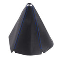 16Mm Universal Car Gear Shift Collars Pu Leather Car Shift Collar Automatic Car Manual Shift Lever Knob Shift Boot Cover Legging