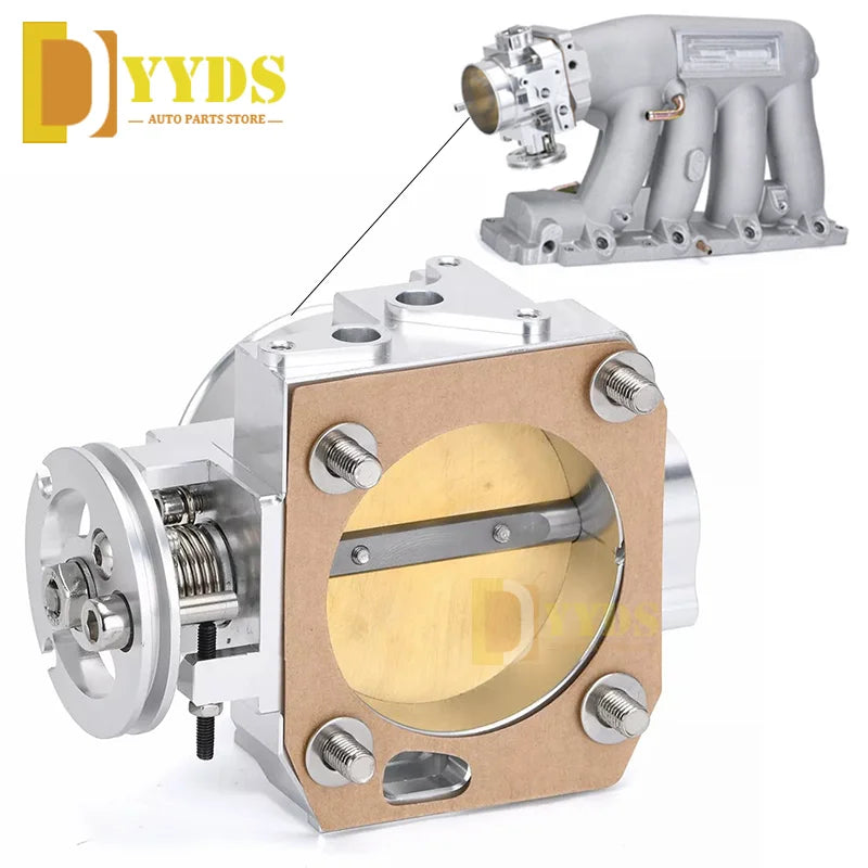 New High Performance Racing K20 Throttle Body 70Mm for K-Series Intake Manifold Honda/Acura K-Series Engines K20 K24 K24A2 K20Z3