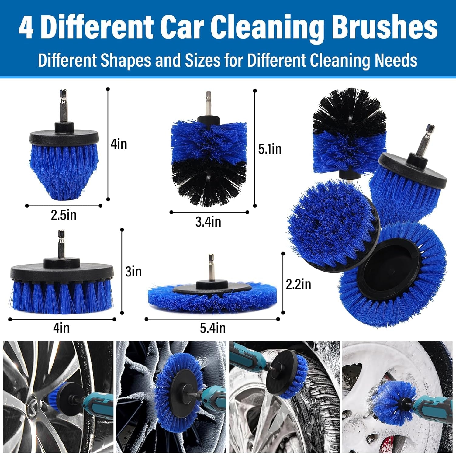 26 Pcs Car Detailing Brush Set, Car Detailing Kit,Ultimate Car Care Kit for Interior, Exterior Wheels Car Cleaning Kit,Car Interior Detailing Kit,Car Windshield Cleaning Tool