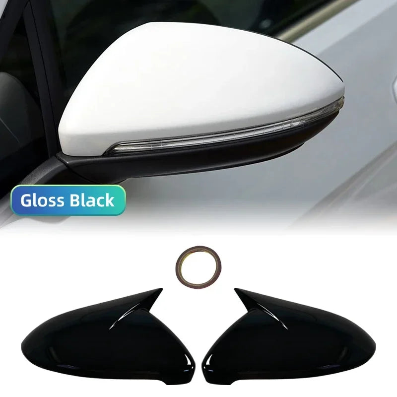 For VW Golf 7 MK7 MK7.5 GTI R GTE GTD 2014-2019 Rearview Mirror Cover Side Mirror Caps Car Accessories