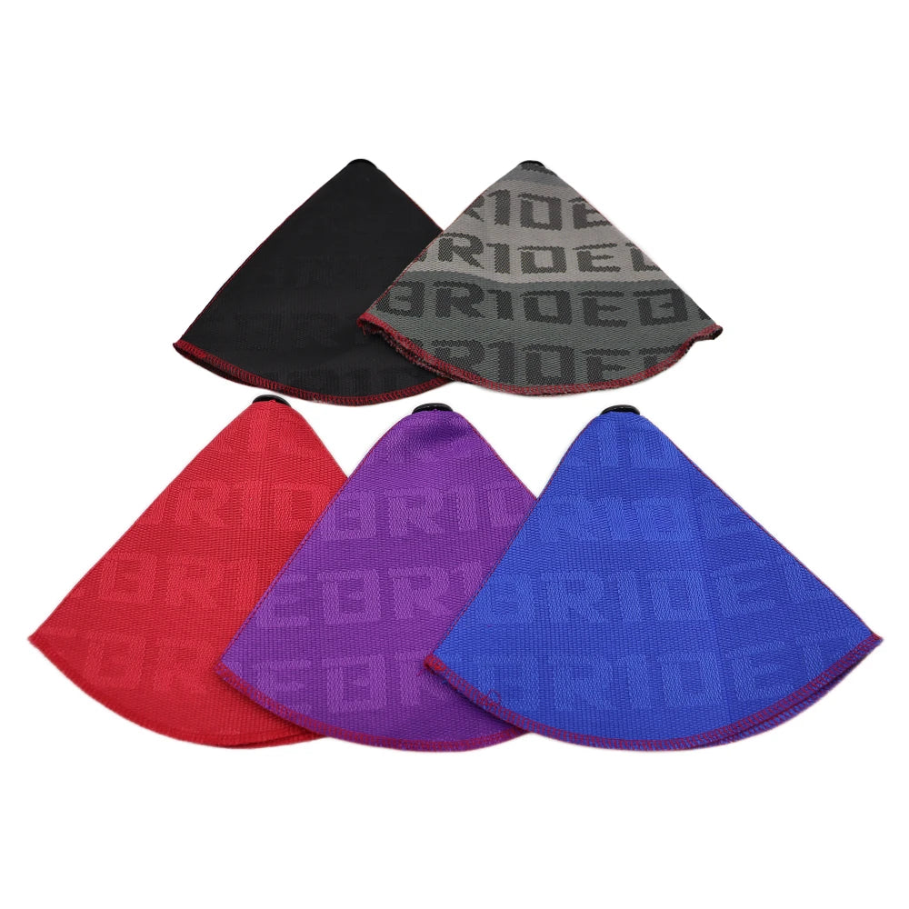 JDM Style Canvas Universal Shift Lever Knob Boot Cover Racing Shift Knob Collars