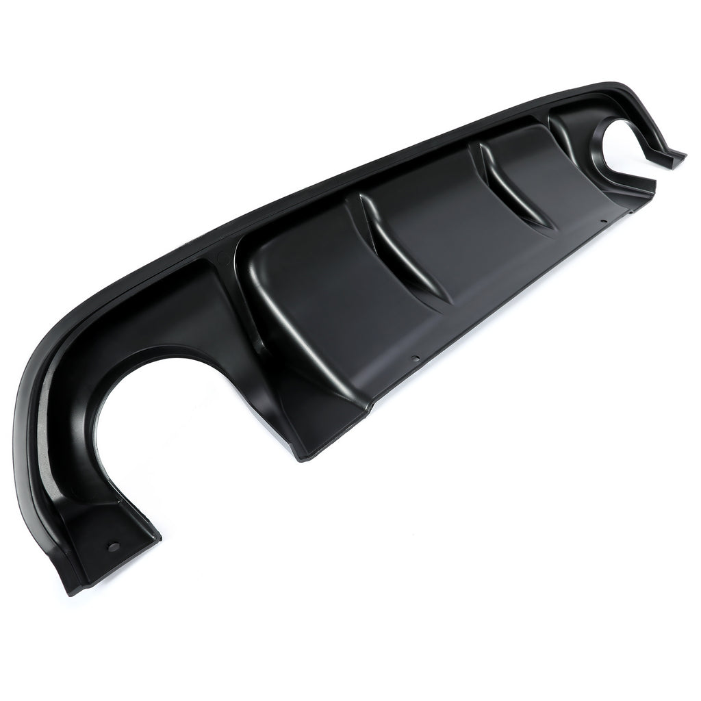 For 2014-2017 2015 2016 Infiniti Q50 Glossy Black Rear Bumper Diffuser Lip