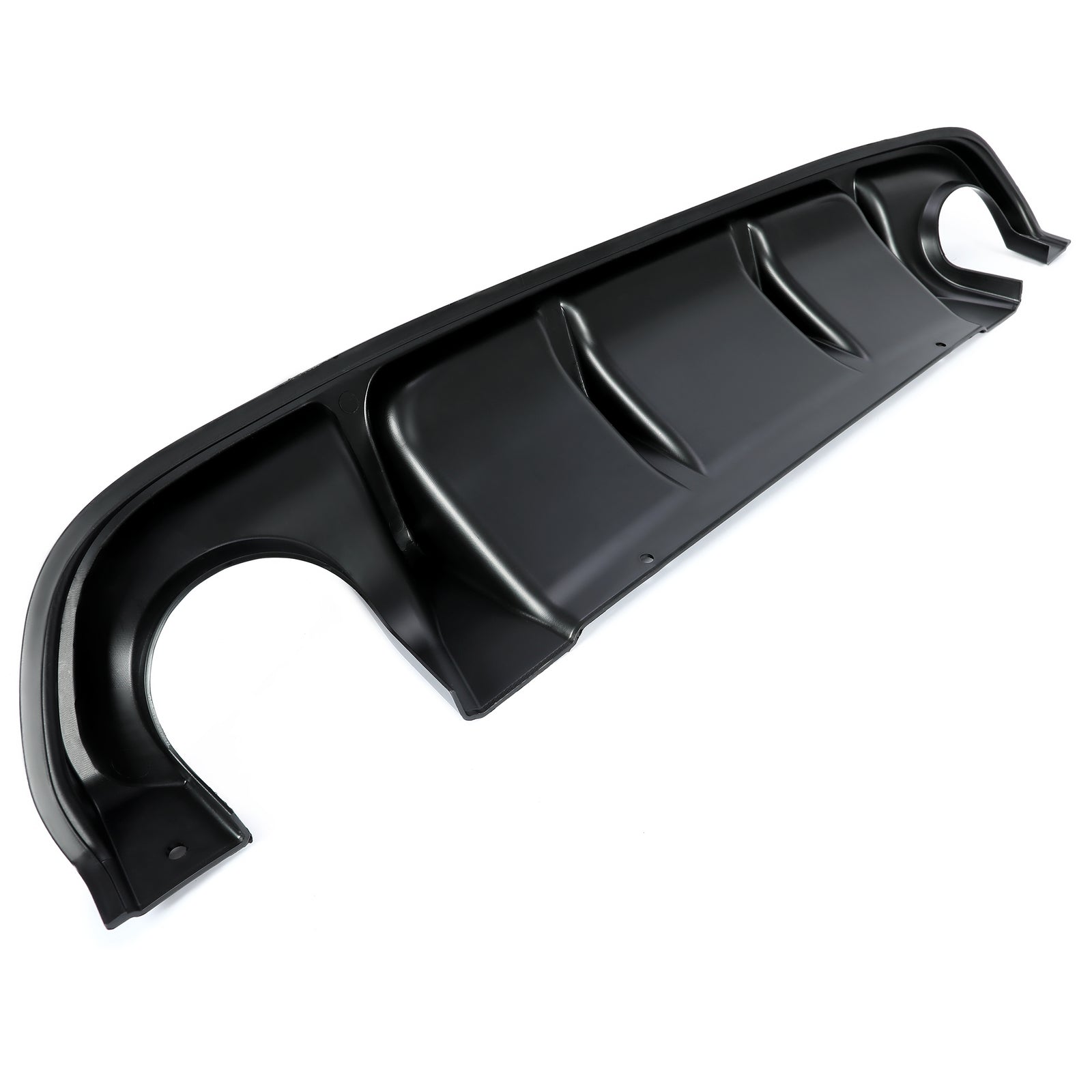 For 2014-2017 2015 2016 Infiniti Q50 Glossy Black Rear Bumper Diffuser Lip