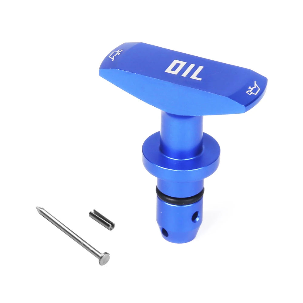 Billet Aluminum Car Oil Dipstick Pull Handle Automobile Replacement Engine Oil Handle for Ford Mustang GT V8