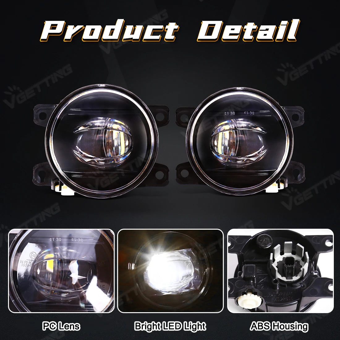 For Honda Civic Hatchback Type R Fit Jazz CRV CR-V Accord City Insight LED Fog Lamps 2017 2018 2019 2020 2021 2022 2023 2024 12V