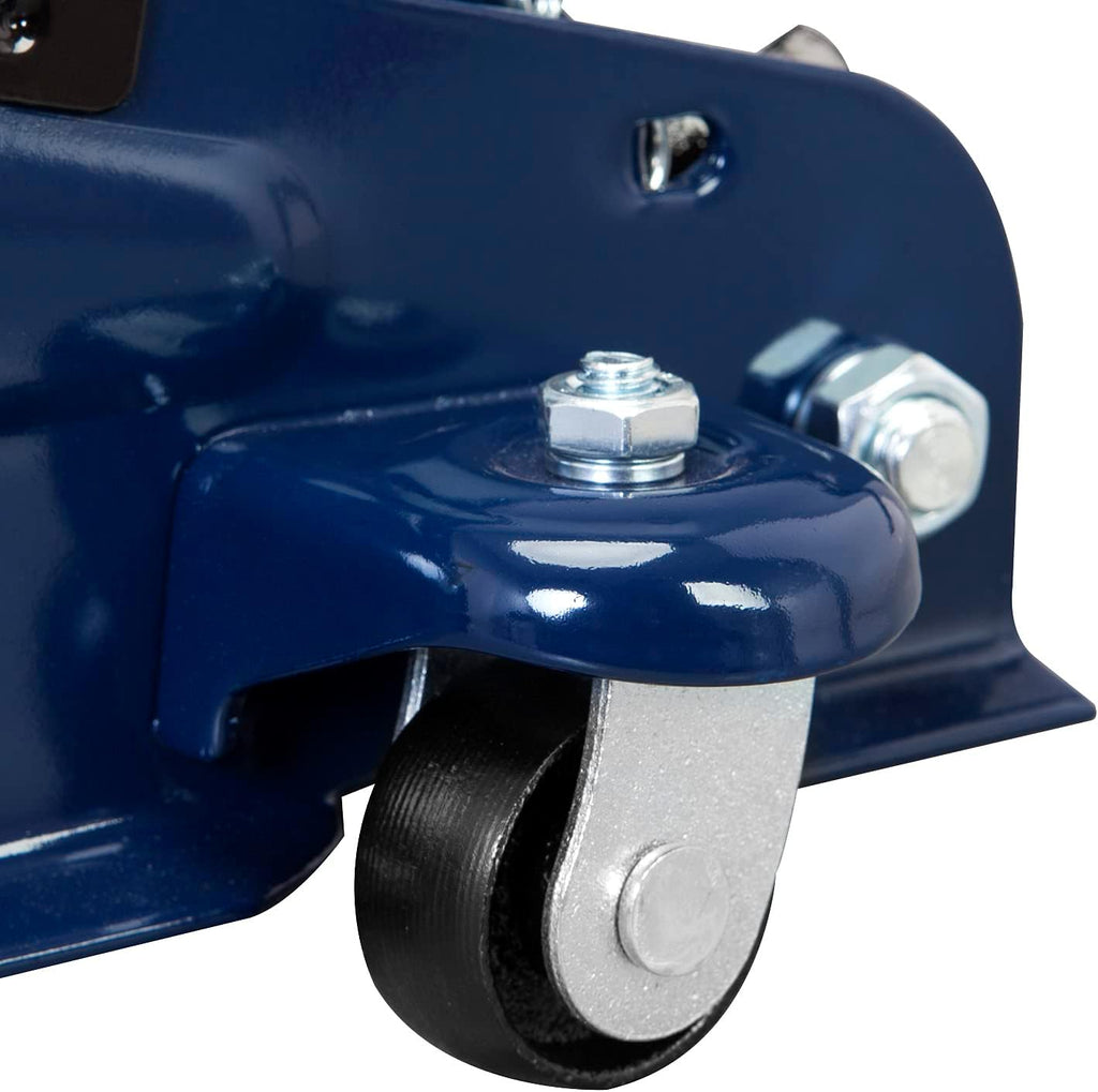 AT82001UR  Hydraulic Trolley Service/Floor Jack Combo with 2 Jack Stands, 2 Ton (4,000 Lb), Blue