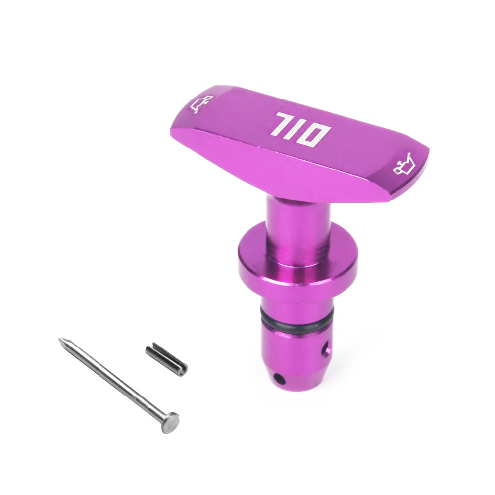 Billet Aluminum Car Oil Dipstick Pull Handle Automobile Replacement Engine Oil Handle for Ford Mustang GT V8