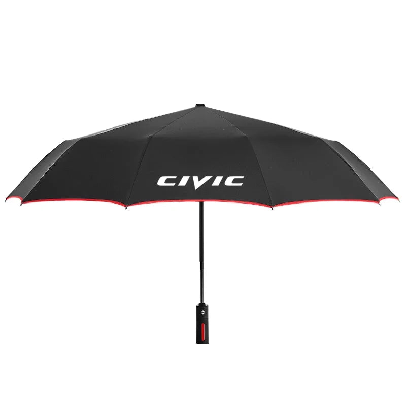 Car Portable Automatic Folding Windproof Sunshade Umbrella for Honda TYPE-R CIVIC ACCORD FIT PILOT CITY CRV HRV BRV Accessories