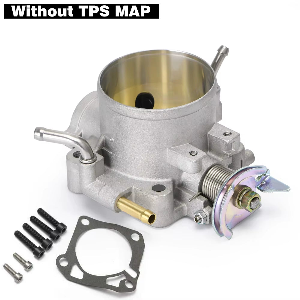 Aluminum Silver Intake Manifold 70Mm Throttle Body for Honda B16 B18 D16 F22 B20 D/B/H/F EG EK H22 6959