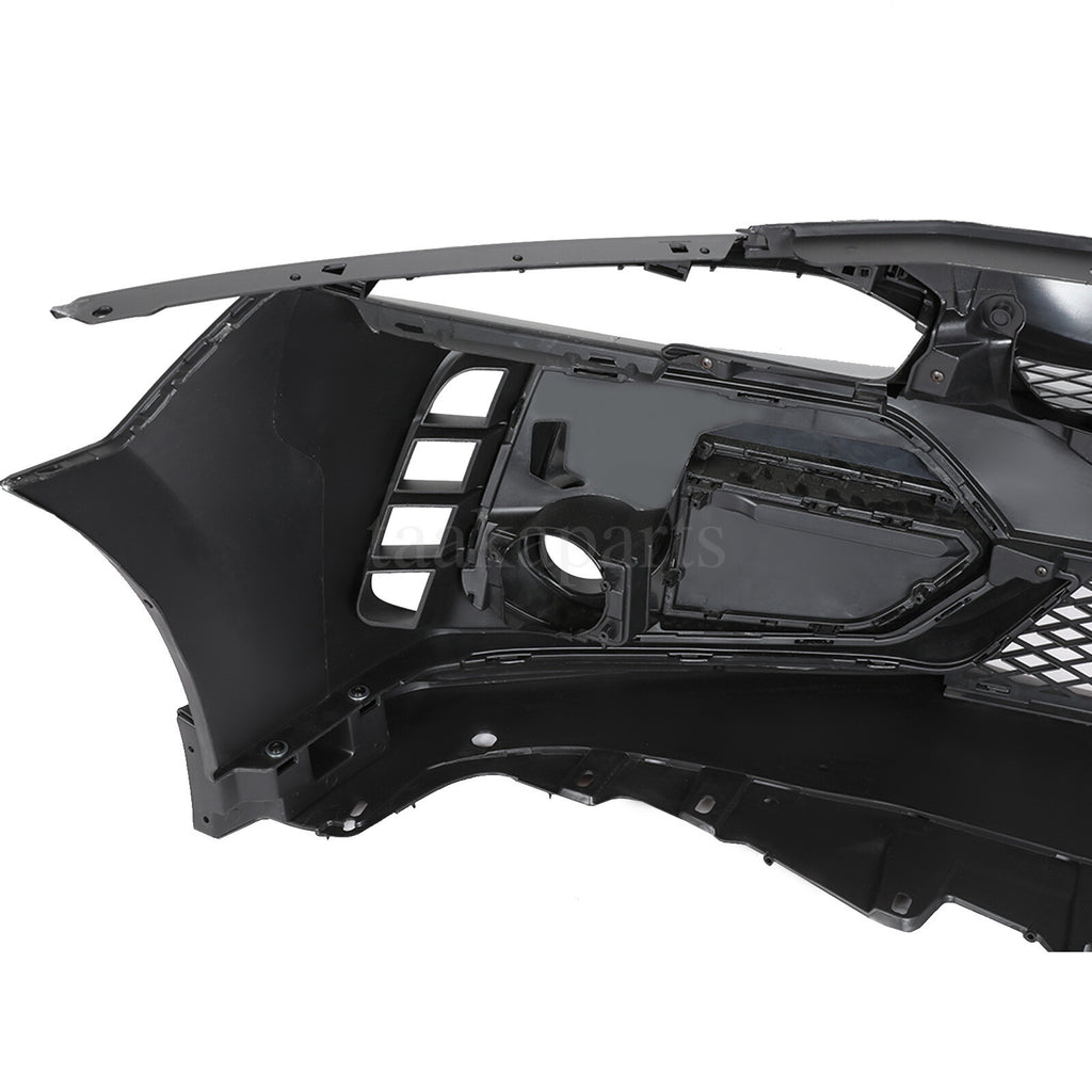 Type R Style Front Bumper Cover W/Grille W/Lip for 16-21 Honda Civic Sedan Coupe