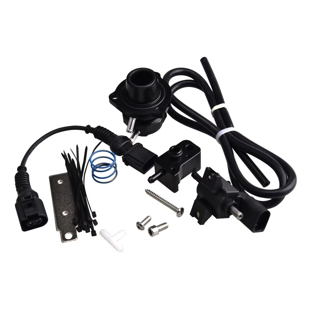 Blow off Valve with Adpater Kit for Audi Seat Skoda VW 1.8 and 2.0 TSI GTI Ea888 Gen2 Gen3 710D Mk7 BOV-050-BK