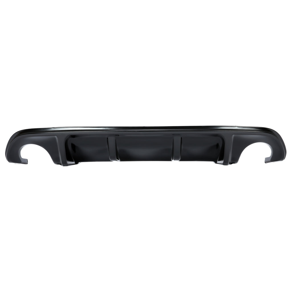 For 2014-2017 2015 2016 Infiniti Q50 Glossy Black Rear Bumper Diffuser Lip