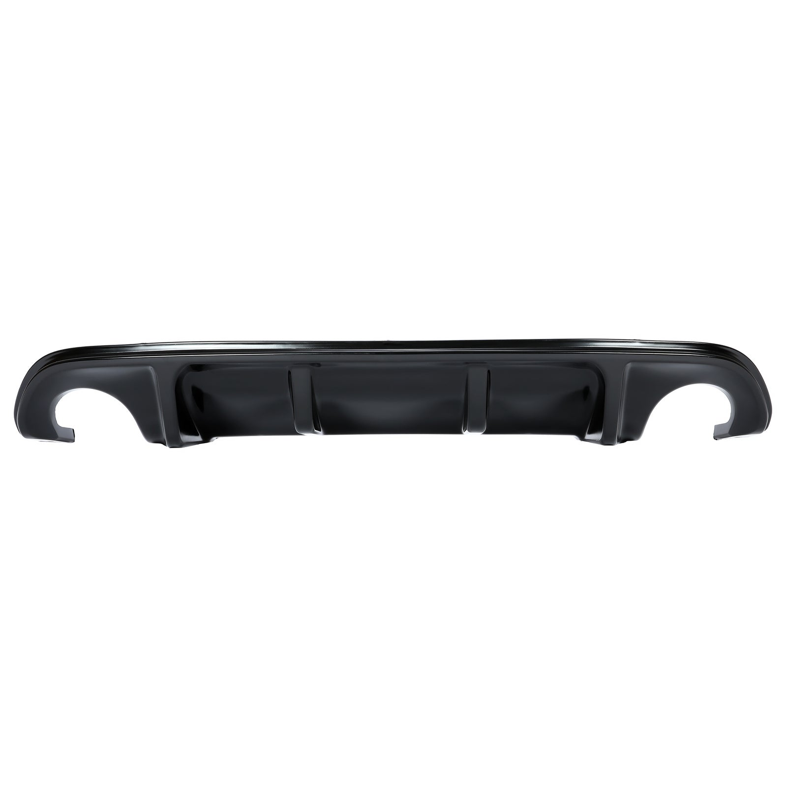 For 2014-2017 2015 2016 Infiniti Q50 Glossy Black Rear Bumper Diffuser Lip