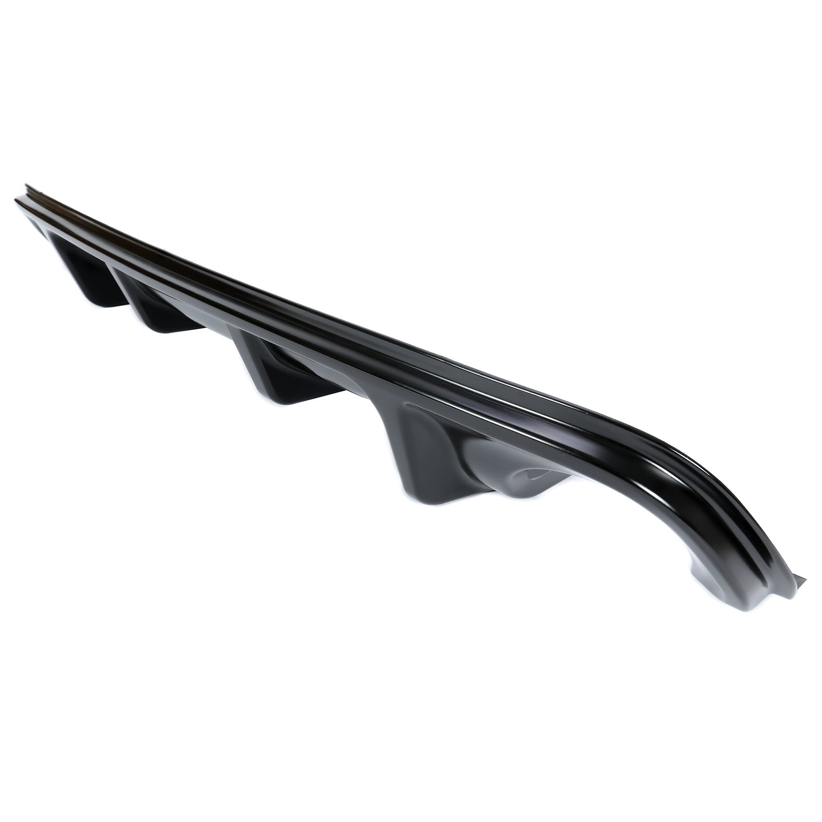 For 2014-2017 2015 2016 Infiniti Q50 Glossy Black Rear Bumper Diffuser Lip