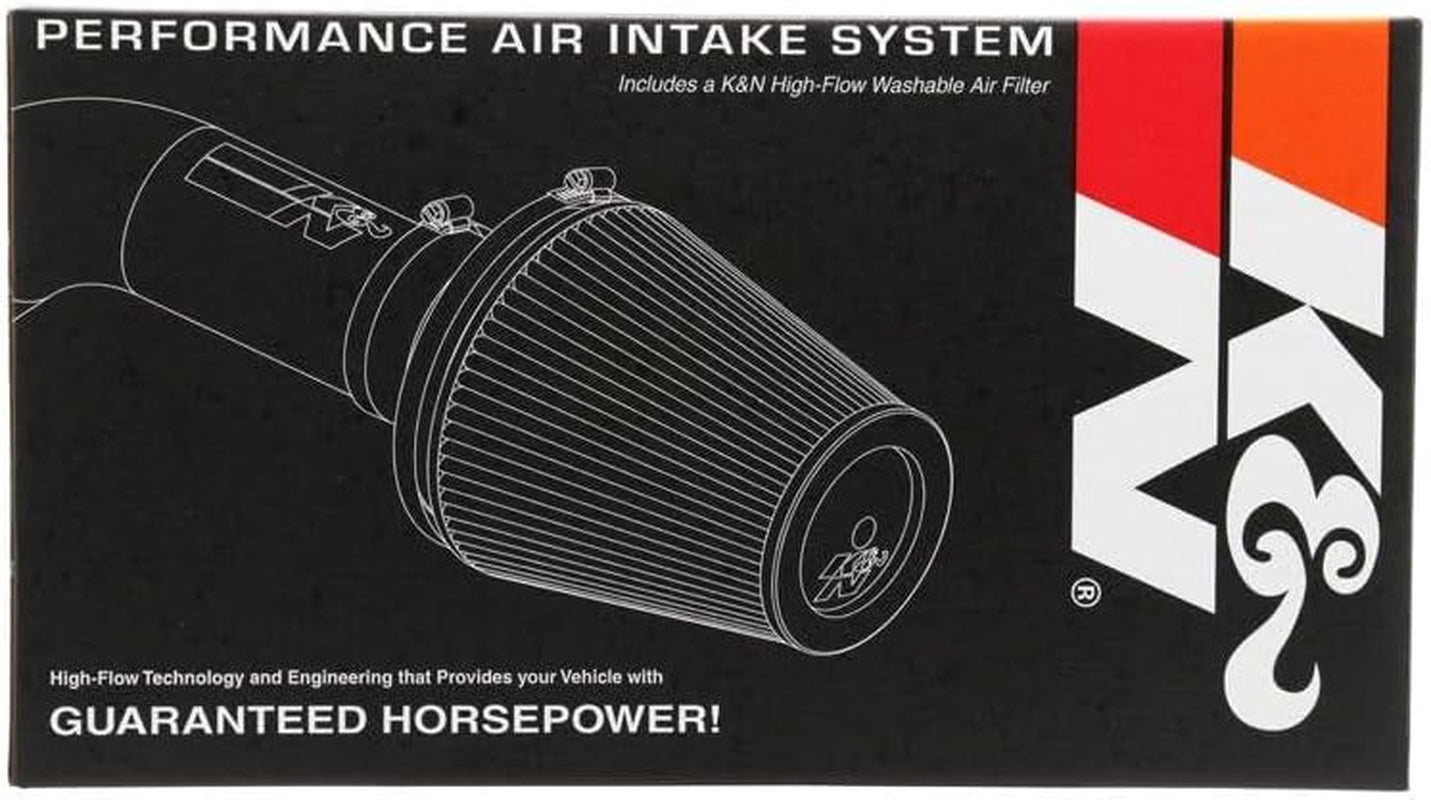 Cold Air Intake System: High-Flow Air-Filter, Increase Performance & Horsepower: Compatible with 2010 FORD Mustang, 57-2577
