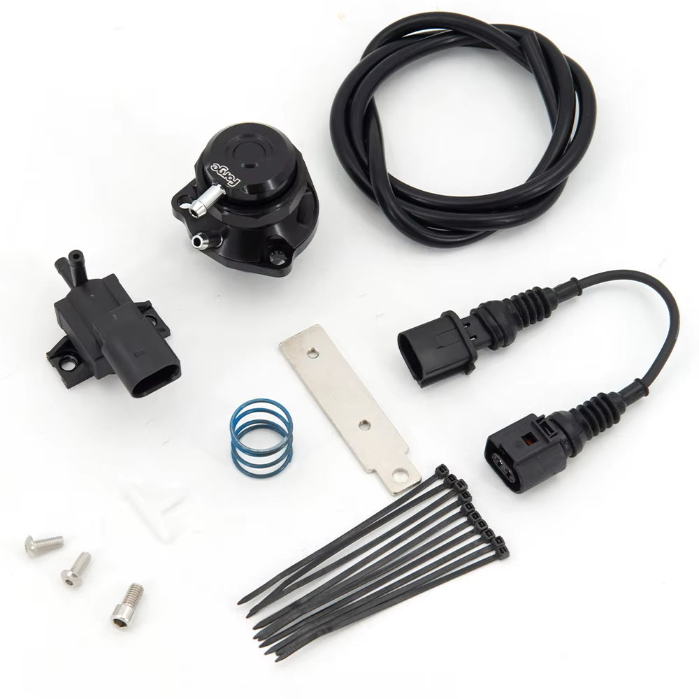 Blow off Valve with Adpater Kit for Audi Seat Skoda VW 1.8 and 2.0 TSI GTI Ea888 Gen2 Gen3 710D Mk7 BOV-050-BK
