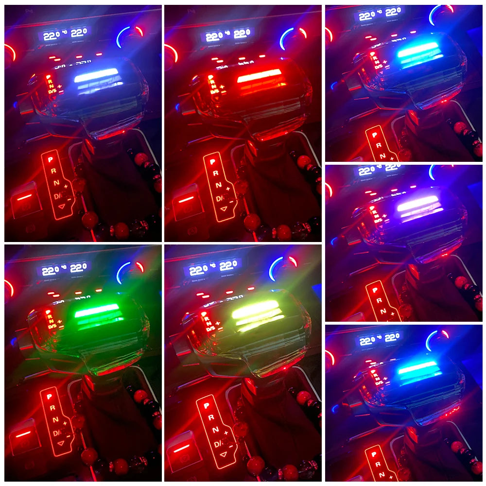 For Audi A6 C7 A3 8V A1 A7 Q2 Q3 S3 S5 S6 7 RS3 RS4 RS6 SQ5 Led Crystal Gear Shift Knob Stick Head Gear Rod Car Gear Lever Knob