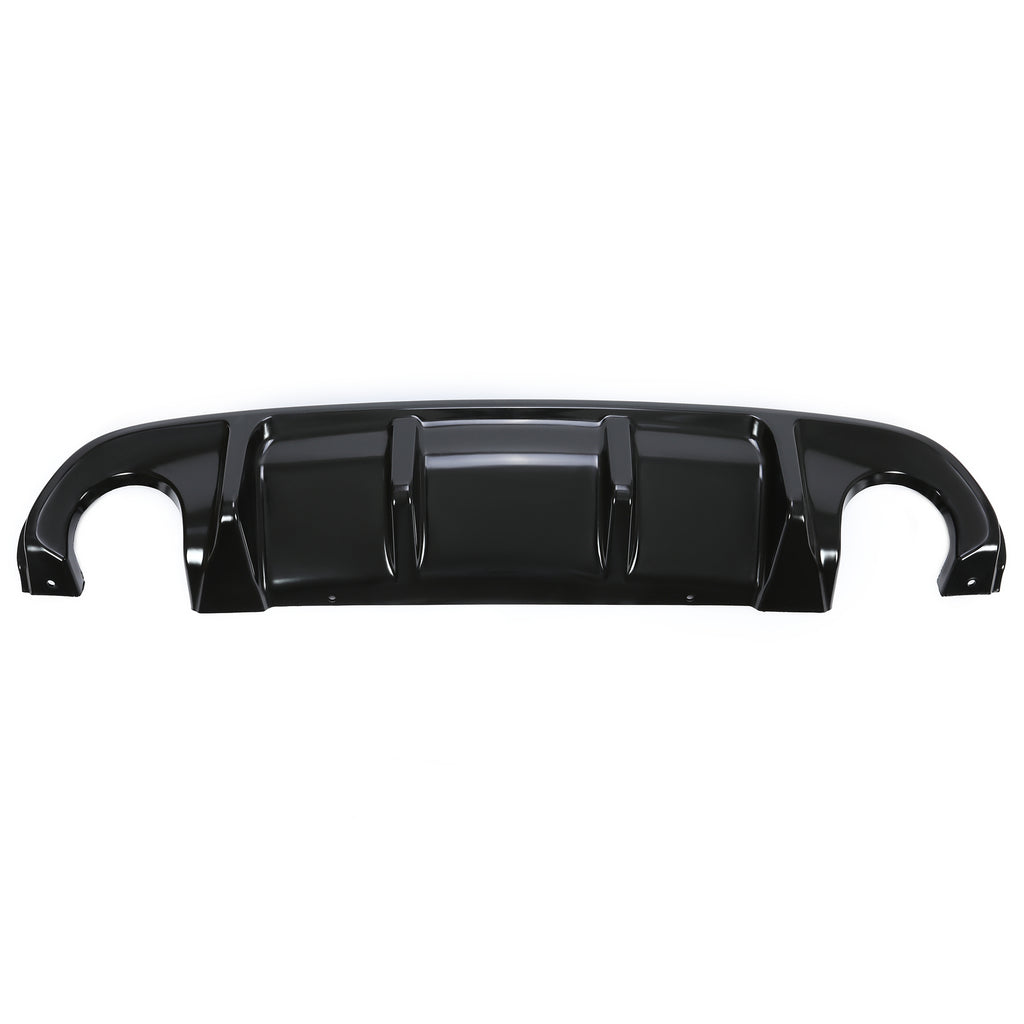 For 2014-2017 2015 2016 Infiniti Q50 Glossy Black Rear Bumper Diffuser Lip