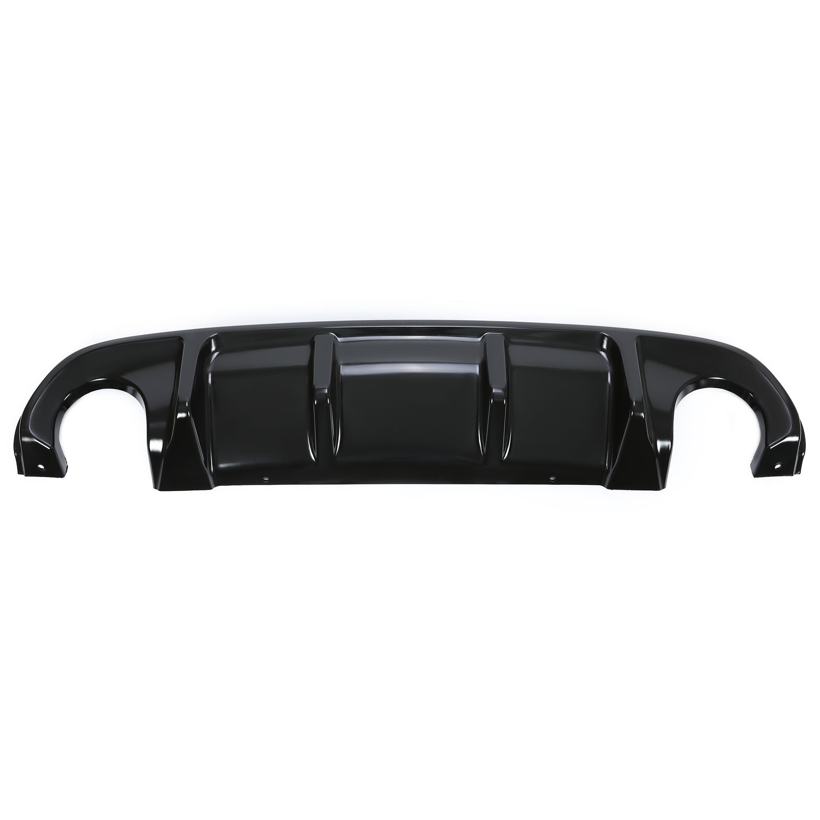 For 2014-2017 2015 2016 Infiniti Q50 Glossy Black Rear Bumper Diffuser Lip