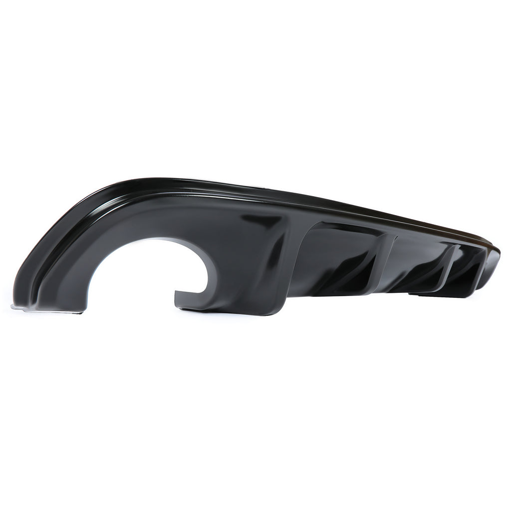For 2014-2017 2015 2016 Infiniti Q50 Glossy Black Rear Bumper Diffuser Lip