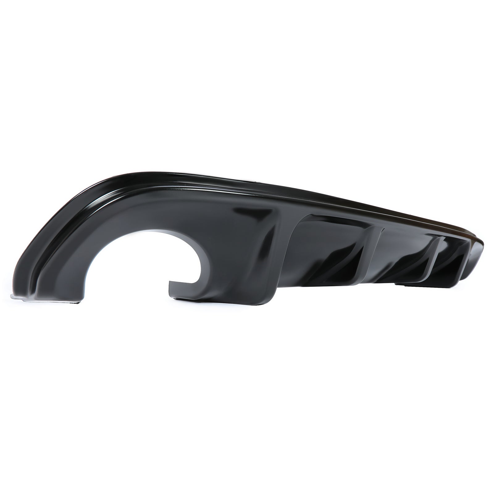 For 2014-2017 2015 2016 Infiniti Q50 Glossy Black Rear Bumper Diffuser Lip