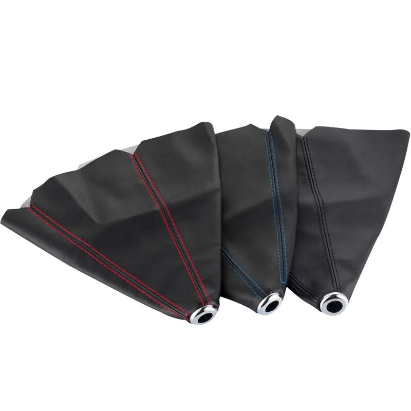 16Mm Universal Car Gear Shift Collars Pu Leather Car Shift Collar Automatic Car Manual Shift Lever Knob Shift Boot Cover Legging