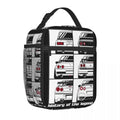 Skyline History Skyline R32 R34 GTR Insulated Lunch Bag JDM Car Lunch Container Portable Cooler Thermal Bento Box Work