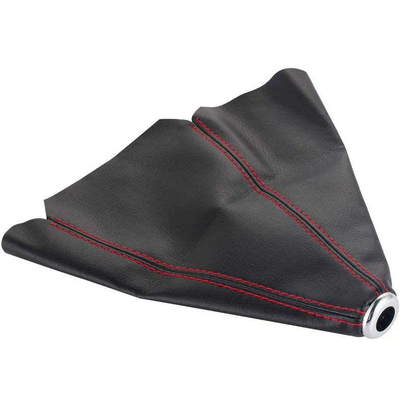 16Mm Universal Car Gear Shift Collars Pu Leather Car Shift Collar Automatic Car Manual Shift Lever Knob Shift Boot Cover Legging