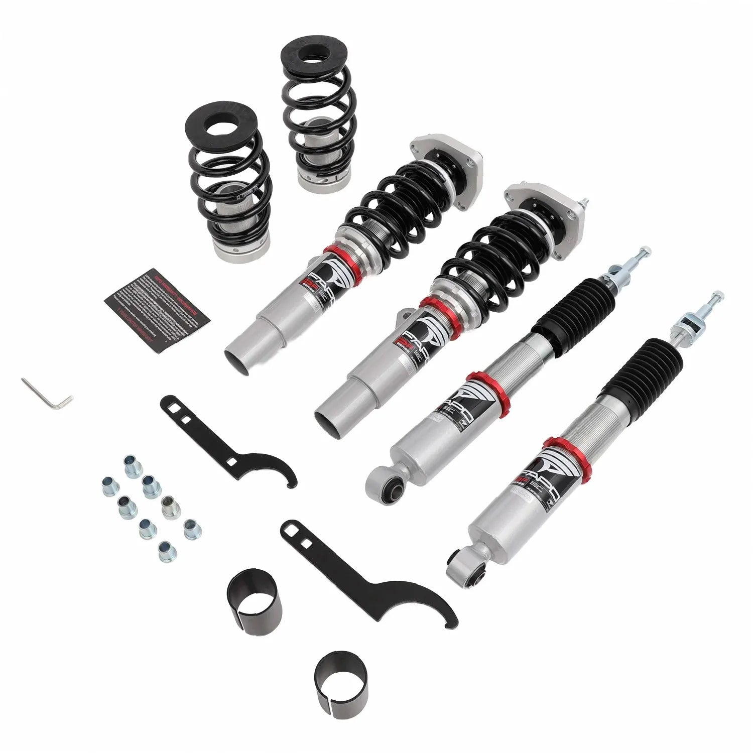 FAPO PF004820 Adjustable Coilover Lowering Kit for VW Jetta MK7 A7 MQB 2019+ High Performance Suspension