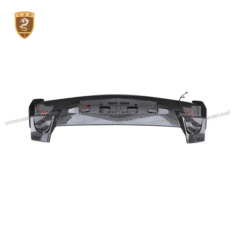 Car Rear Roof Trunk Spoiler Wing Tail Fixed Wind Wing For Lamborghini URUS Old To New P Style Dry Carbon Fiber Top Wing Lip
