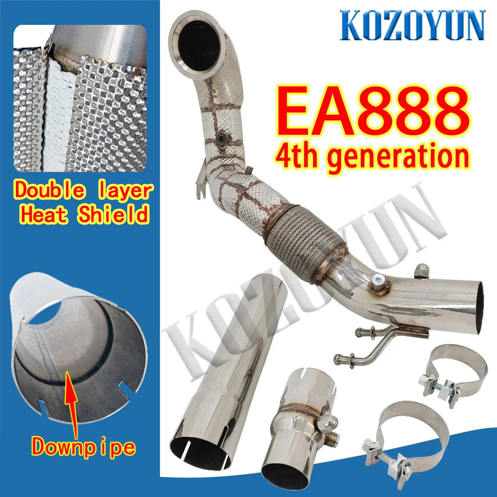 Downpipe CAT Turbo Pipe for MK8 VW GTI 8Y Audi A3 EVO4 FWD 2020+