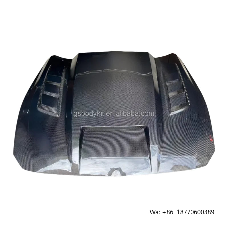 For Ford Mustang S650 GT Dark Horse 2024-2025 High-quality TF-style Carbon Fiber Vented Hood, Engine Cover, Body Kit