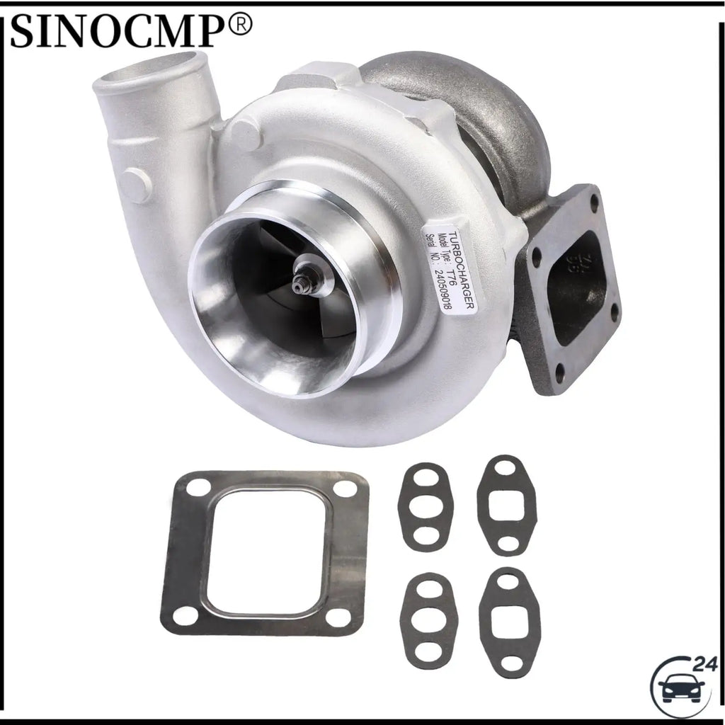 T76  Turbine Charger Universal Turbocharger  T4 .96 A/R Trim 600+ HP 76mm Compressor Turbos Superchargers Turbo Chargers Parts